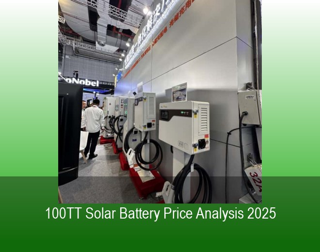 100TT Solar Battery Price Analysis 2025
